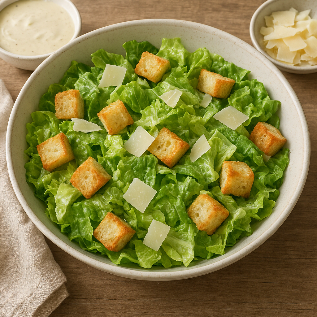 Przepis na sałatkę cezar light