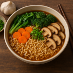 Przepis na ramen warzywny