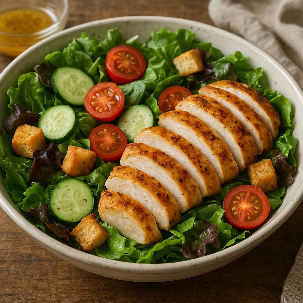 Przepis na sałatkę z kurczakiem