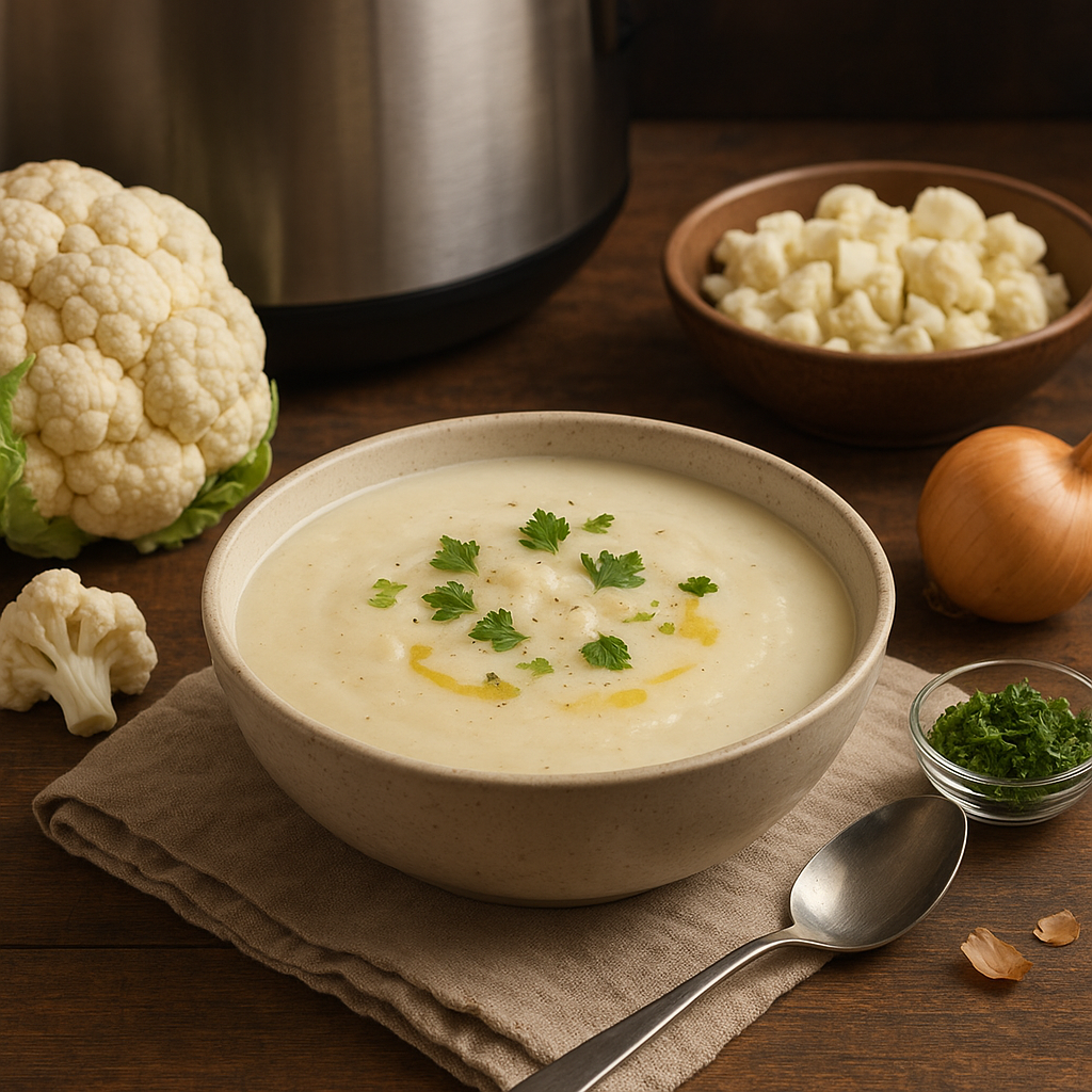 Przepis na zupę kalafiorową