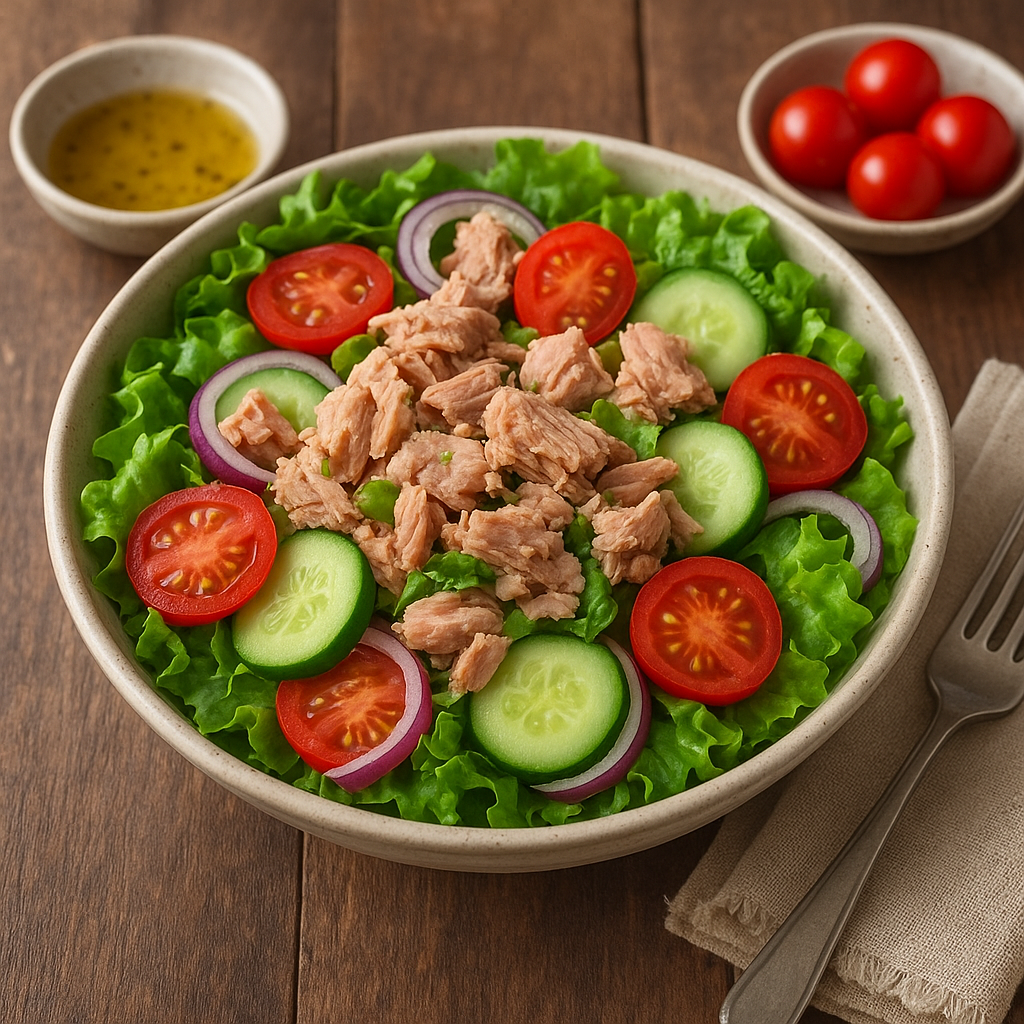 Przepis na sałatkę z tuńczykiem