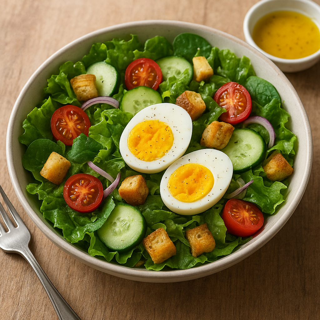 Przepis na sałatkę z jajkiem