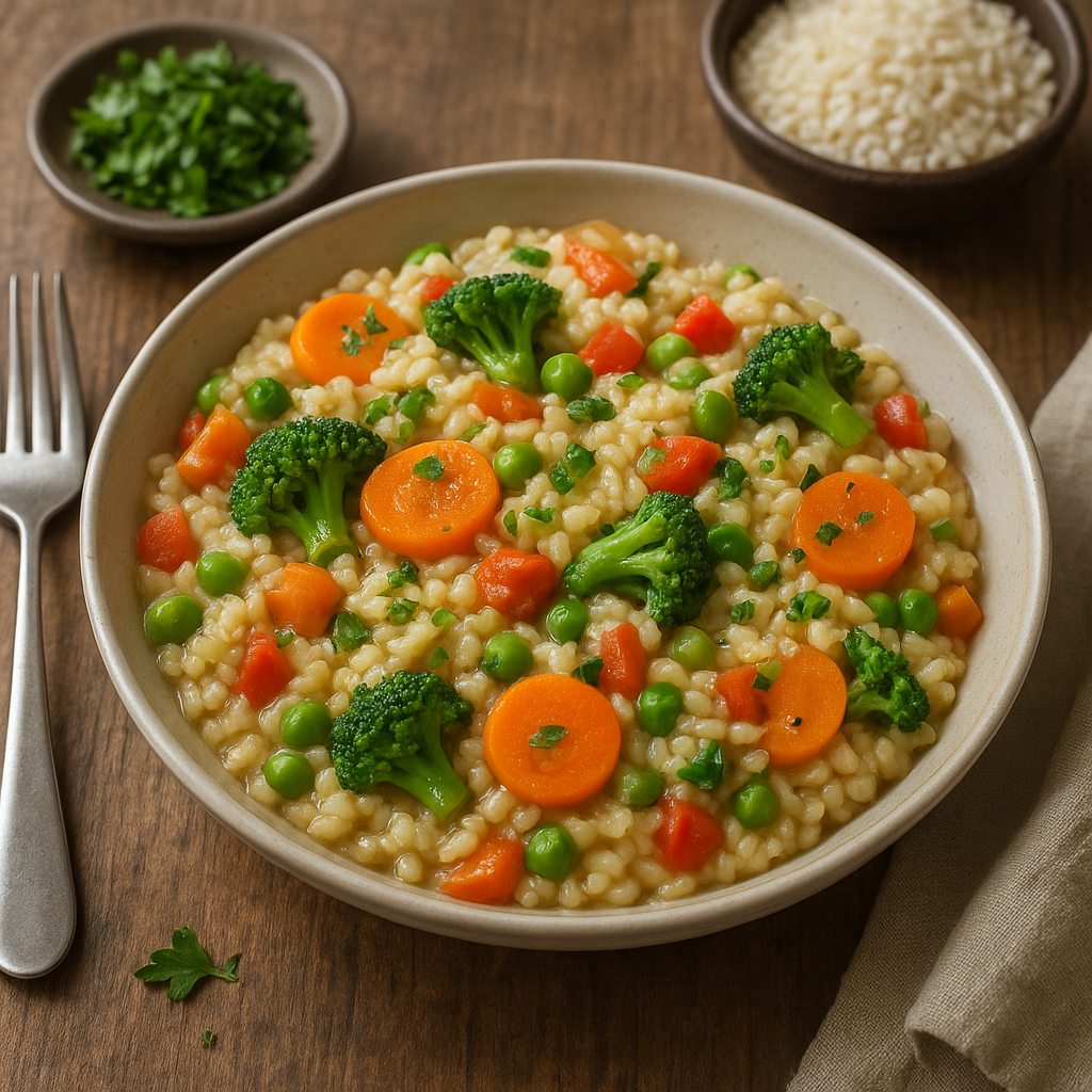 Przepis na risotto z warzywami