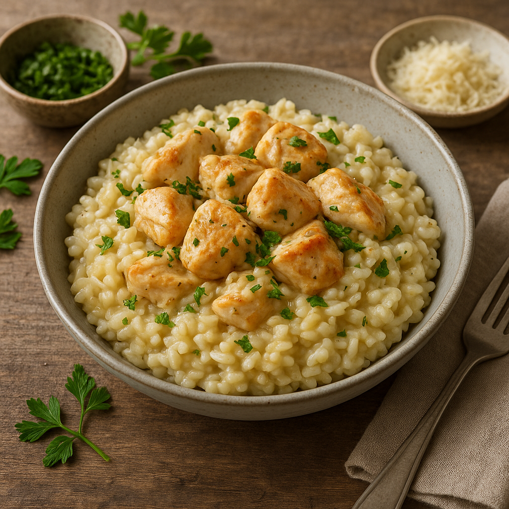 Przepis na risotto z kurczakiem