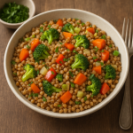 Przepis na kaszę gryczaną z warzywami