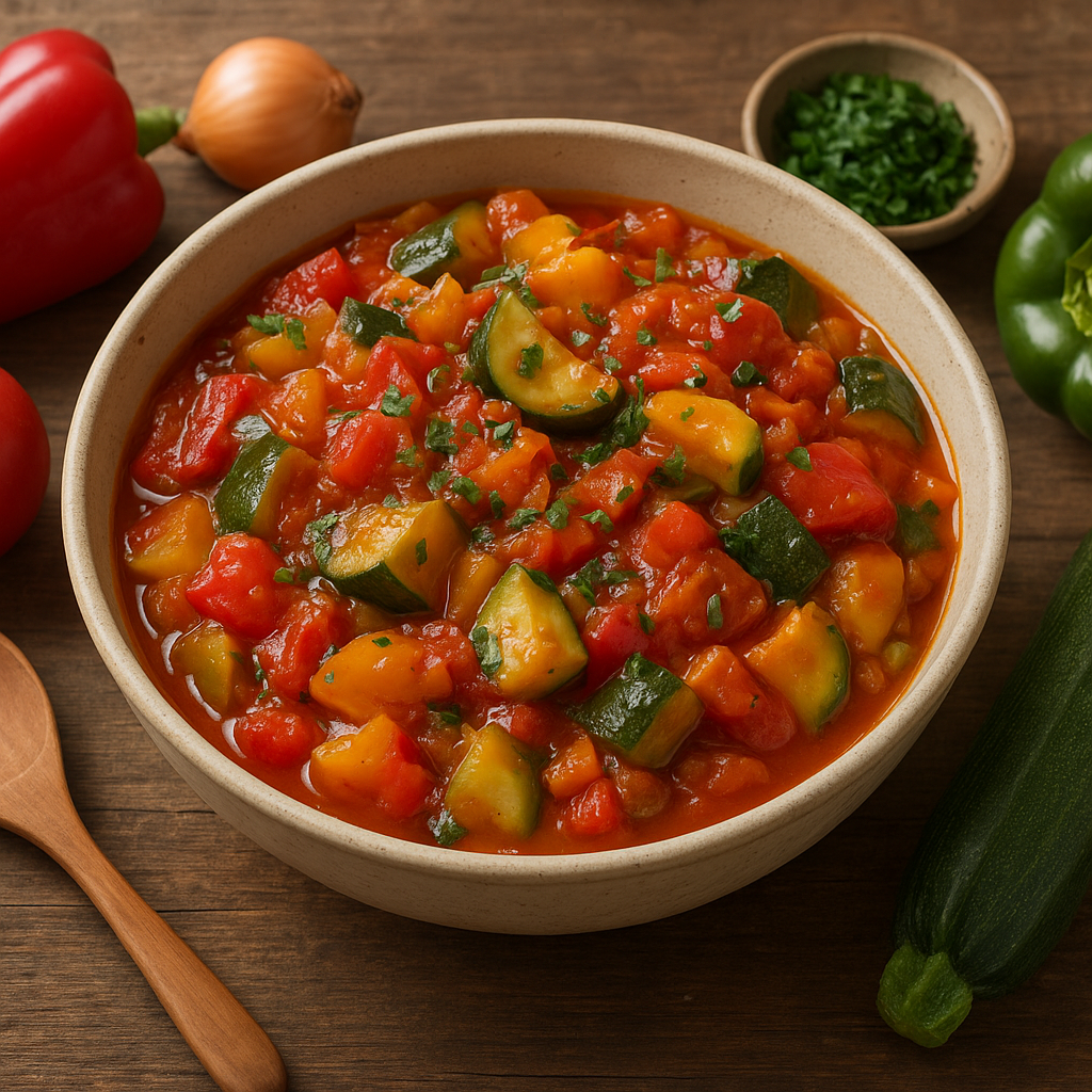 Przepis na leczo warzywne