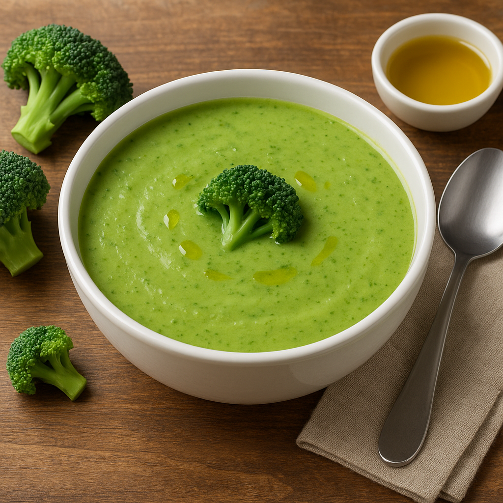 Przepis na zupę krem z brokułów