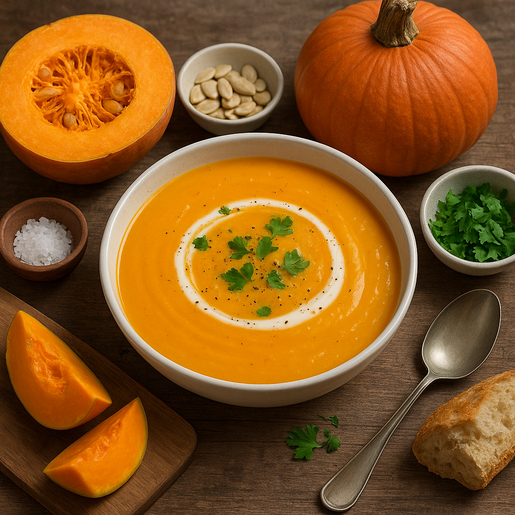 Przepis na zupę krem z dyni