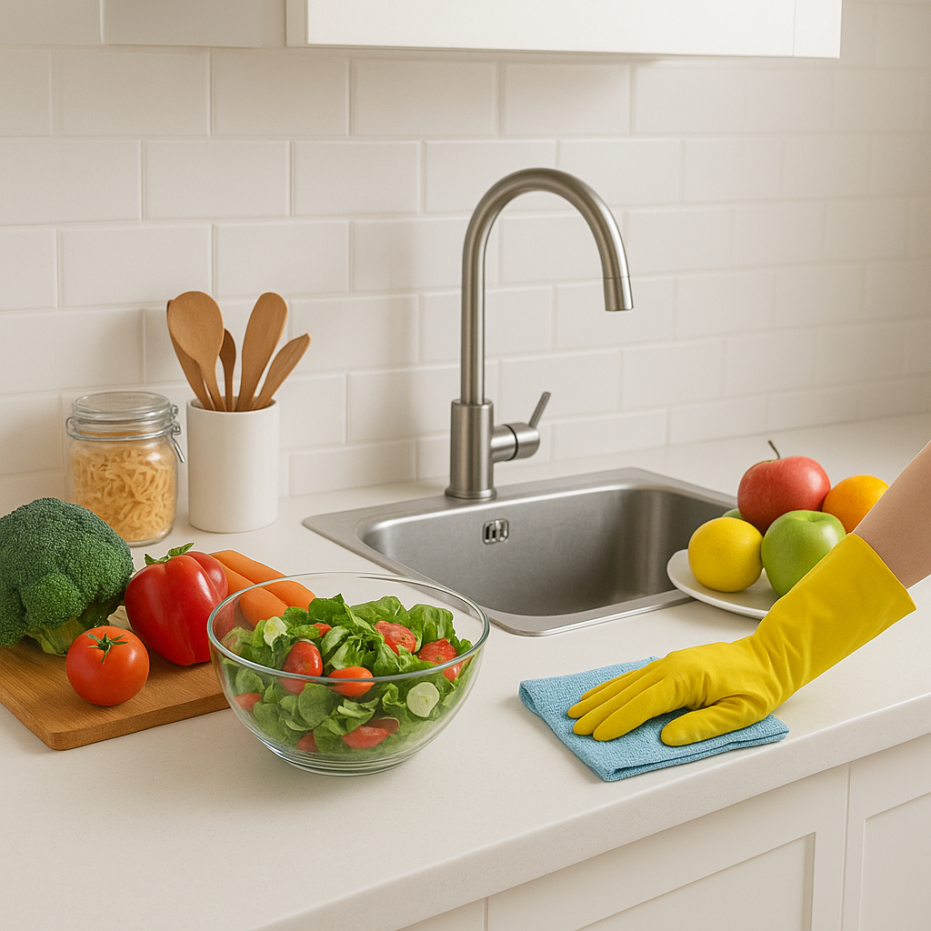 Czysta kuchnia = zdrowa dieta. Dlaczego sprzątanie ma znaczenie?