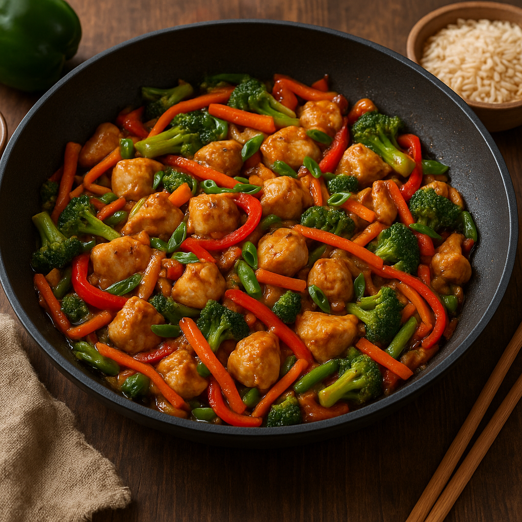 Przepis na stir fry z kurczakiem