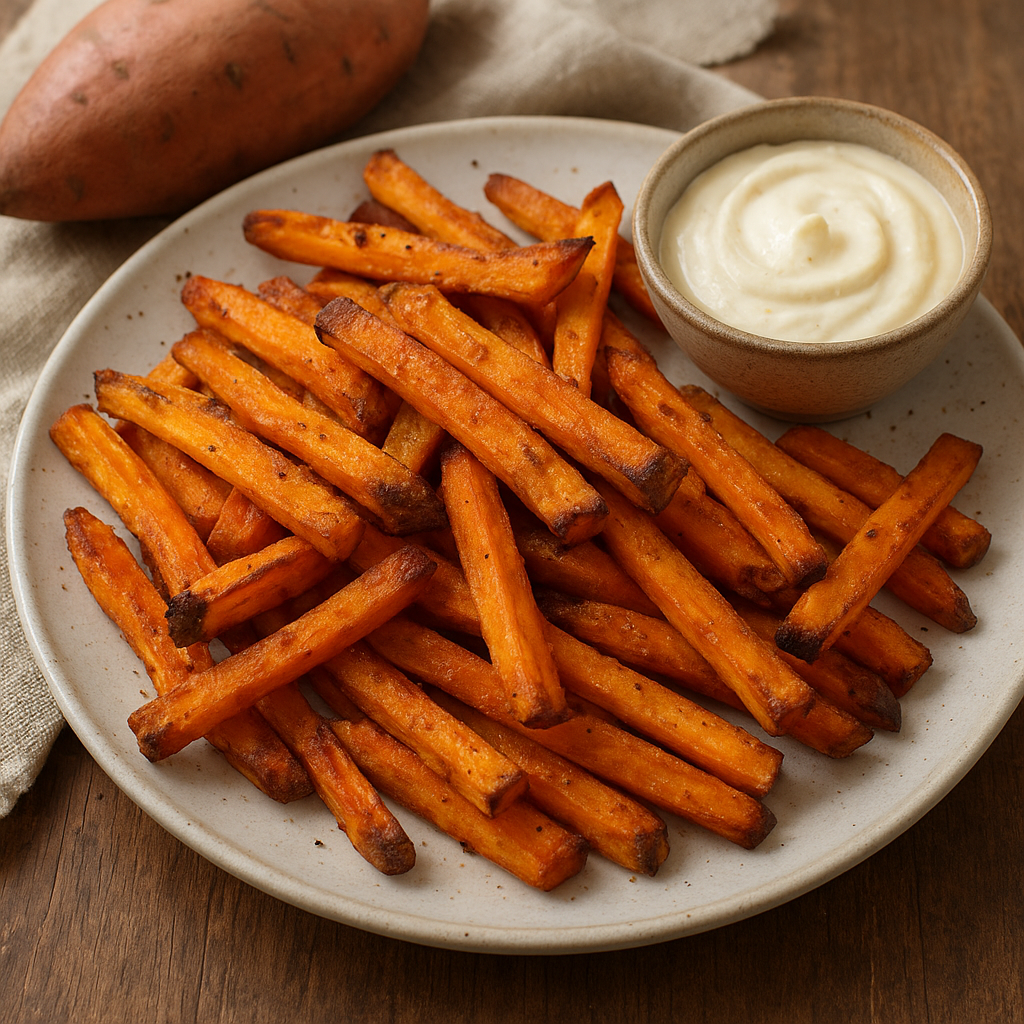 Przepis na frytki z batatów