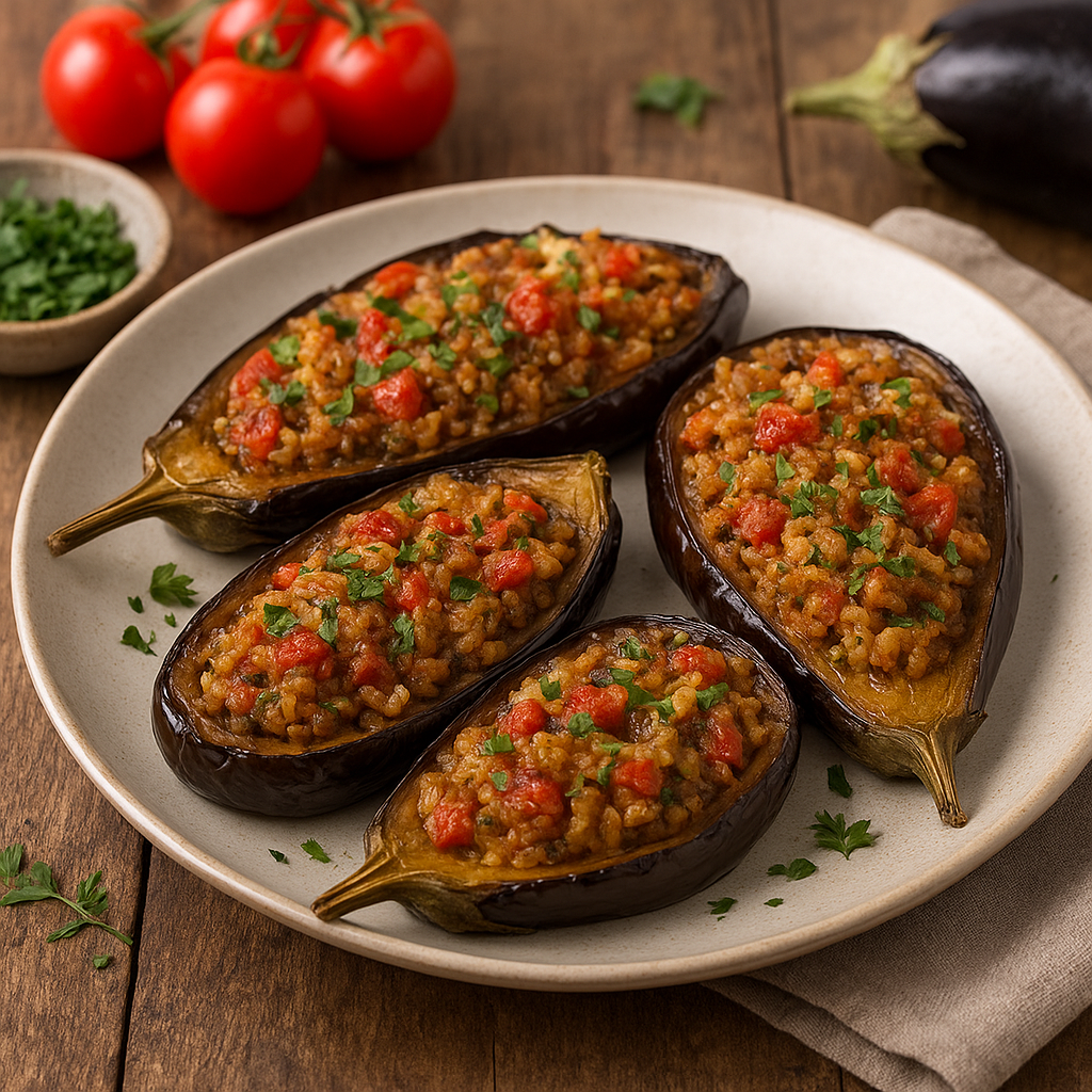 Przepis na faszerowane bakłażany