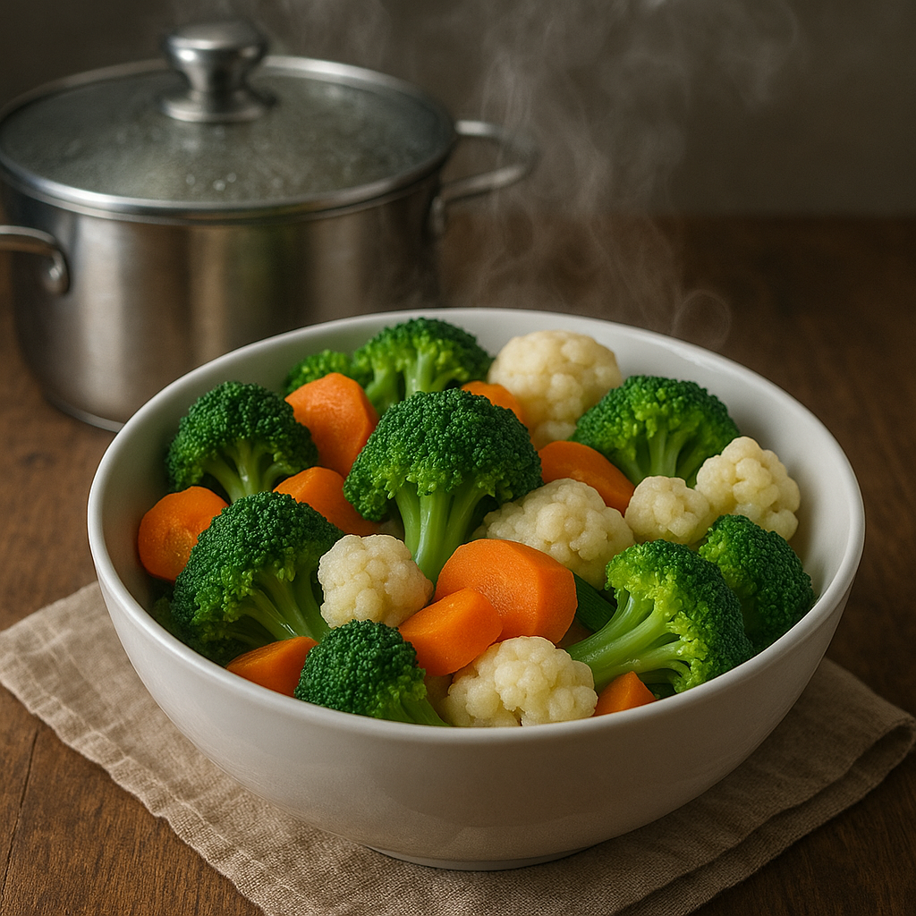 Przepis na warzywa na parze