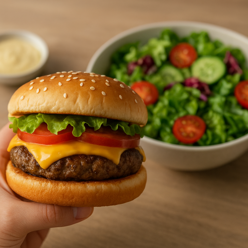 Czy jedzenie hamburgerów jest zdrowe?