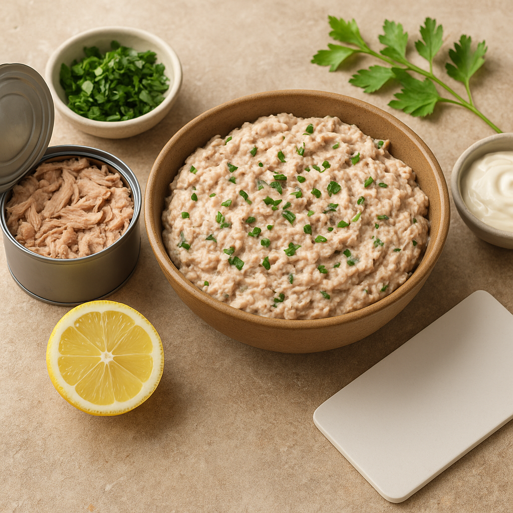 Przepis na pastę z tuńczyka fit
