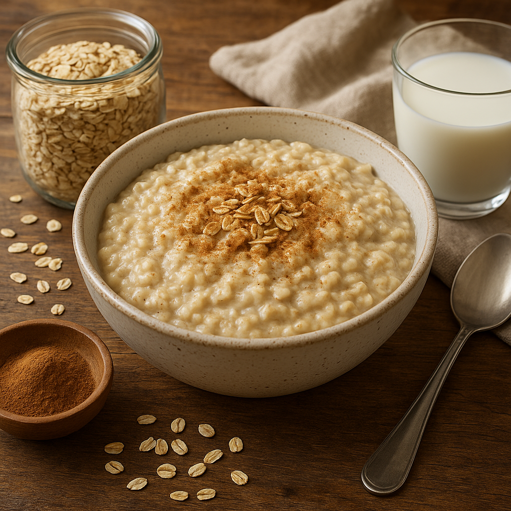 Przepis na pudding owsiany