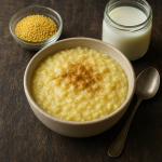 Przepis na budyń jaglany