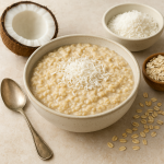 Przepis na owsiankę kokosową