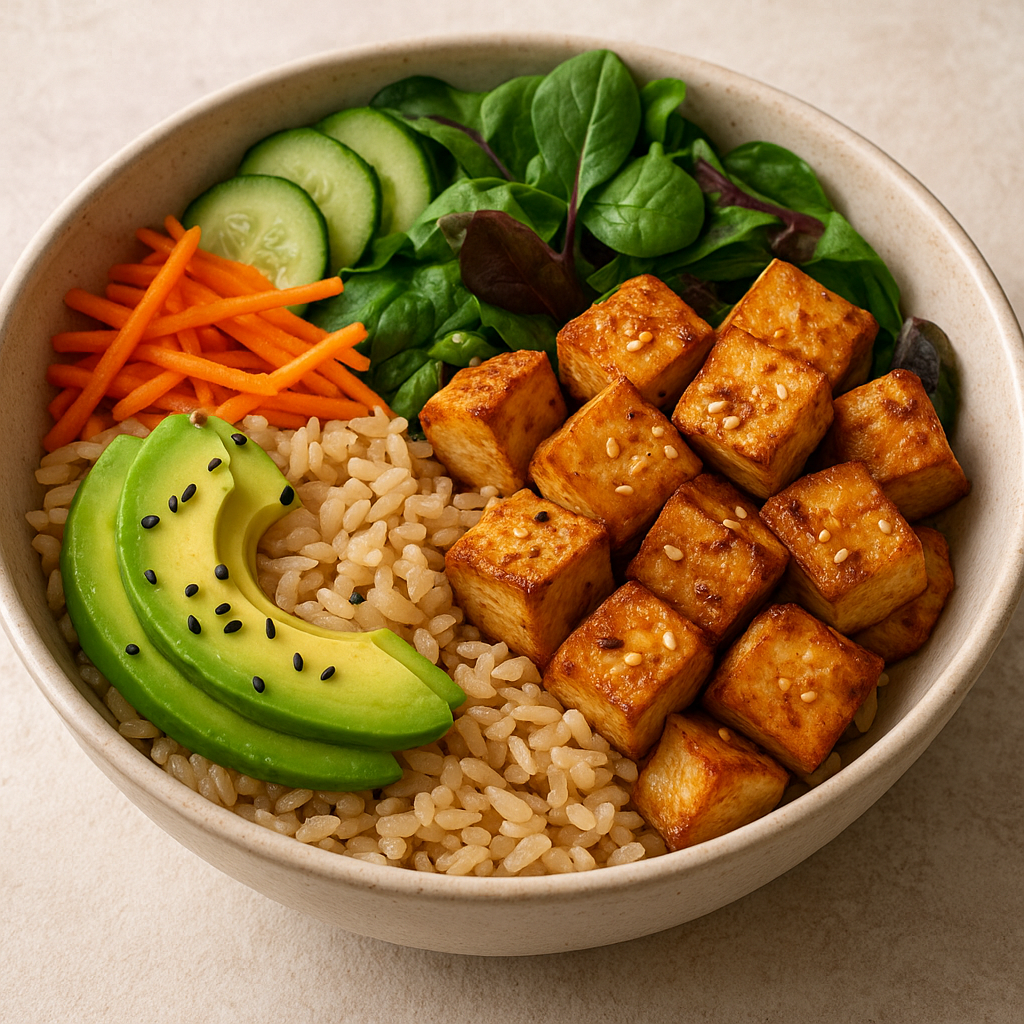 Przepis na bowl z tofu