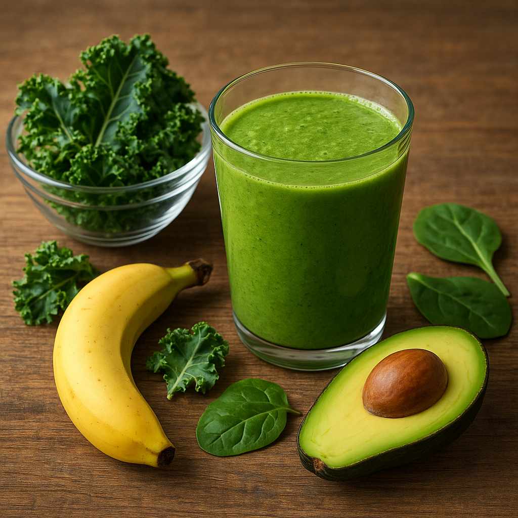 Przepis na smoothie z jarmużem