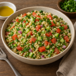 Przepis na sałatkę z kaszą bulgur