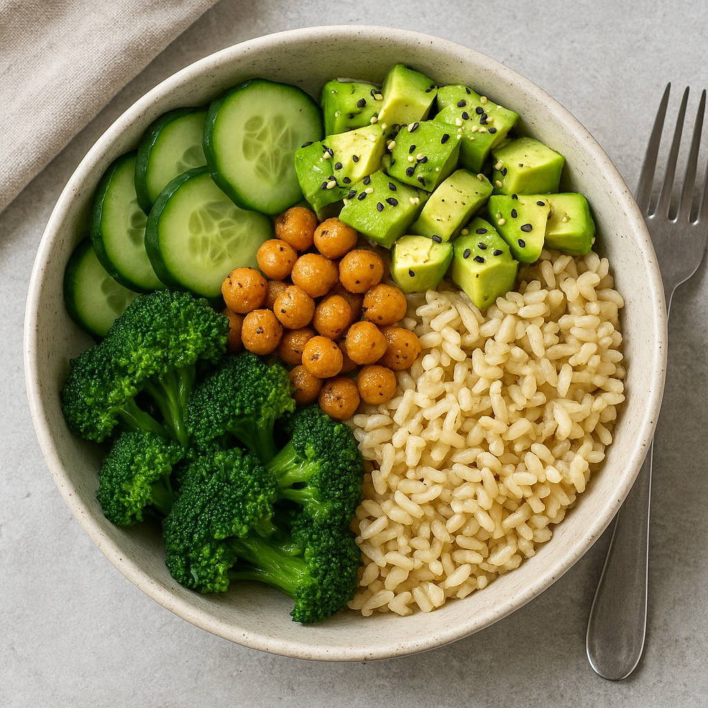 Przepis na bowl z ryżem brązowym