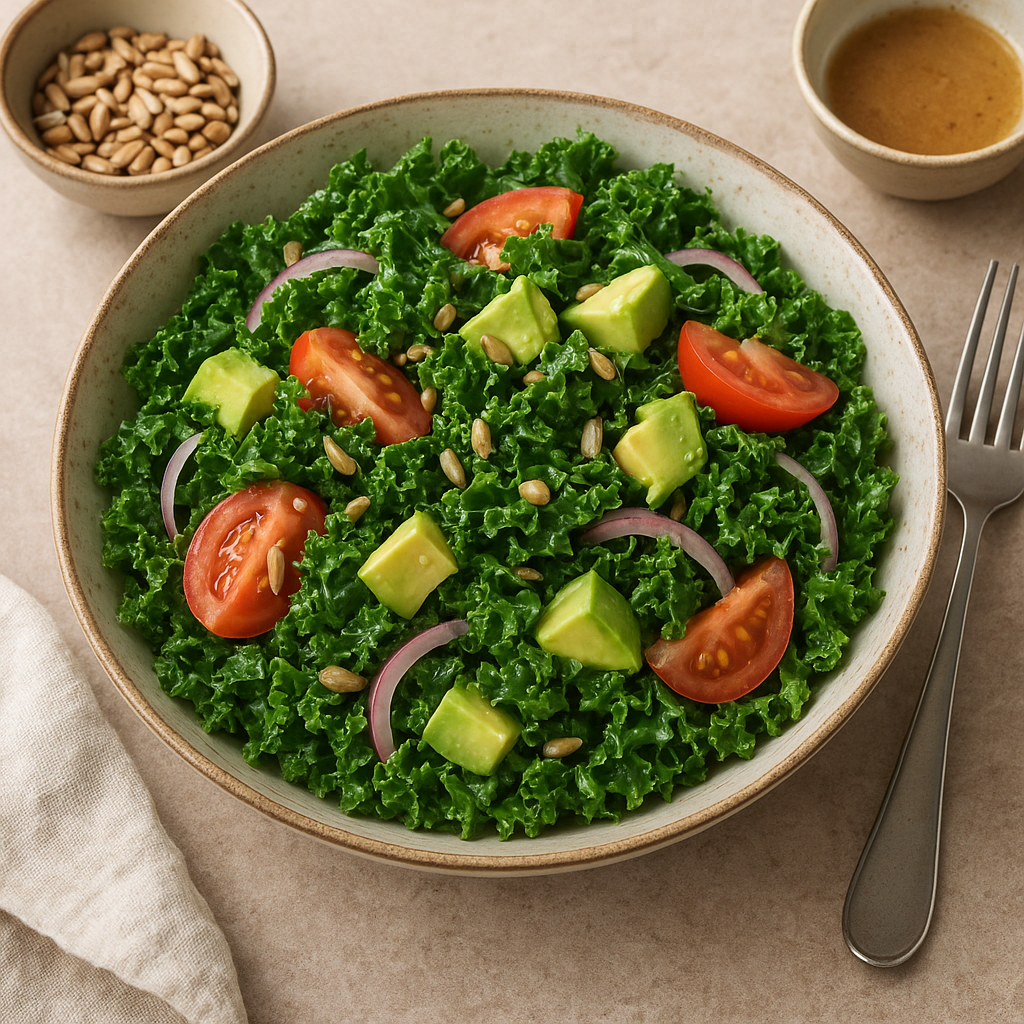 Przepis na sałatkę z jarmużem